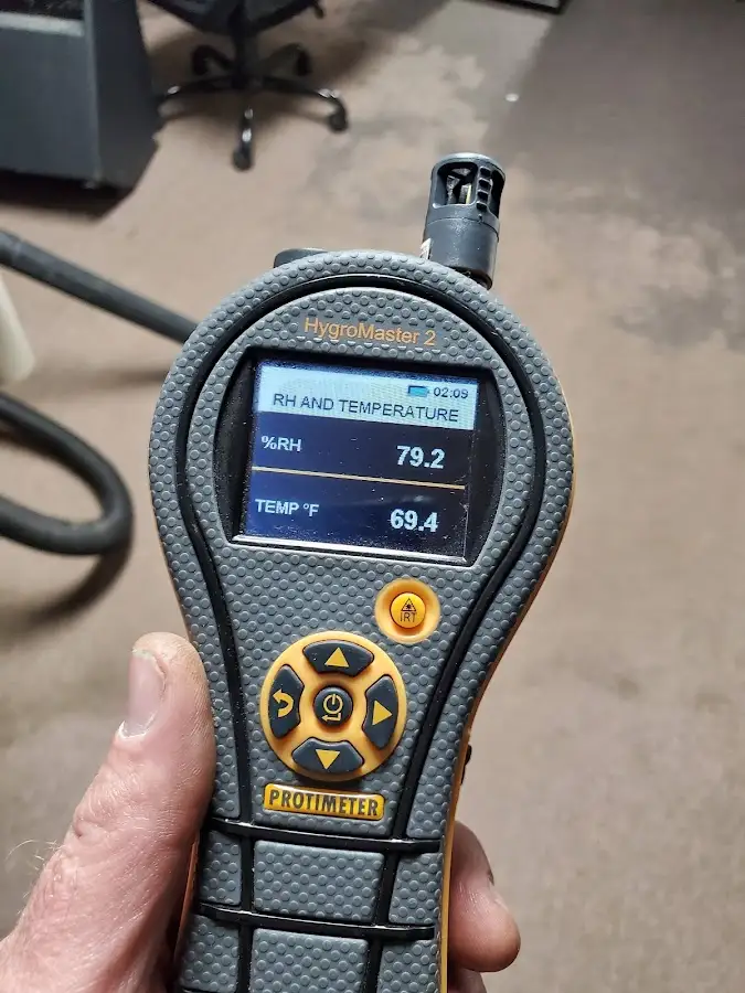 Moisture meter humidity assessment for Fire & Smoke Damage Restoration in Oakley